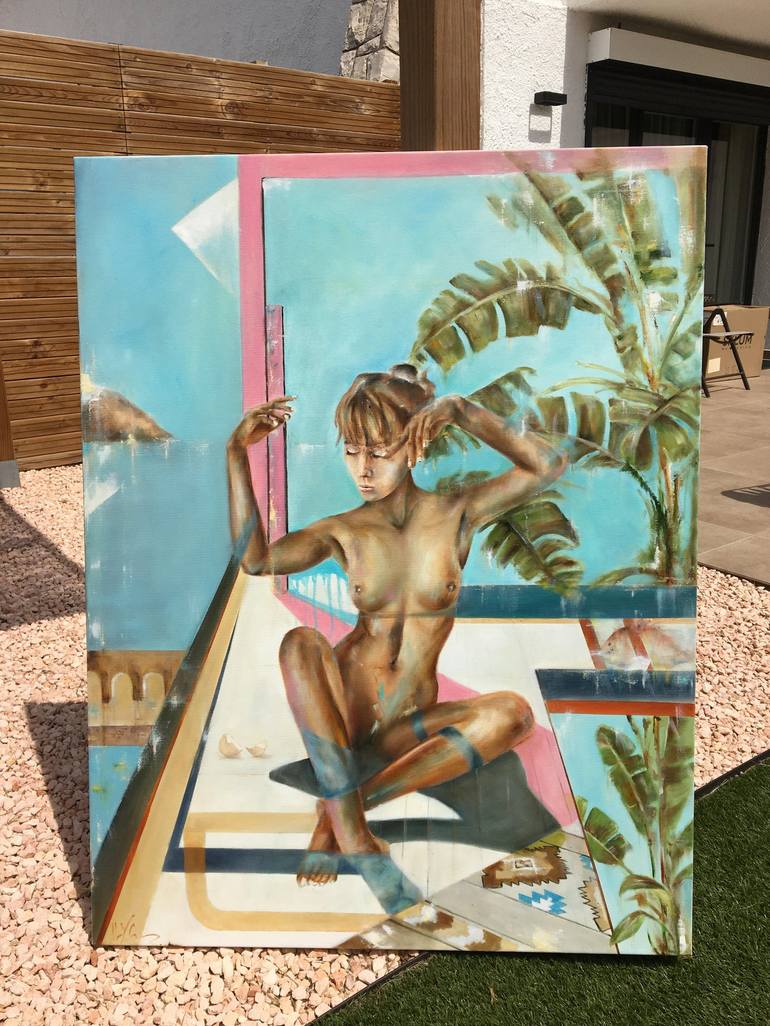 Original Nude Painting by ilya nimo