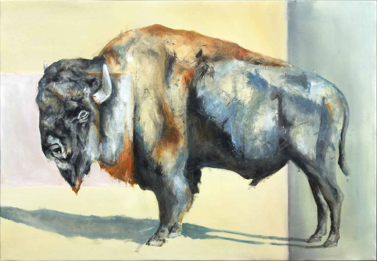 Buffalo Painting by ilya nimo | Saatchi Art