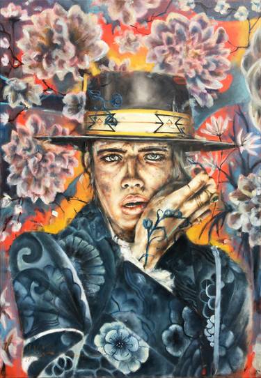 Original Art Deco People Painting by Ilya Nimo