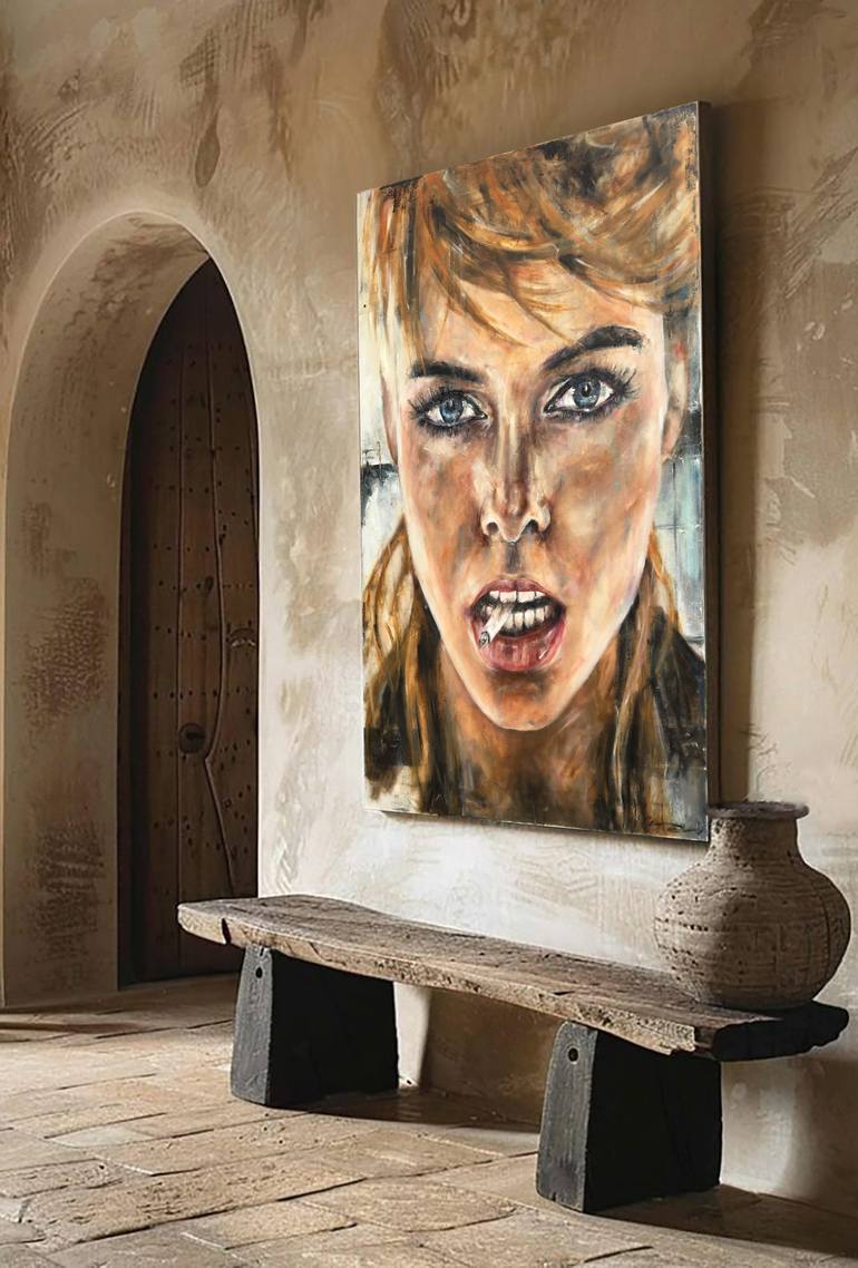 Original Conceptual Women Painting by Ilya Nimo