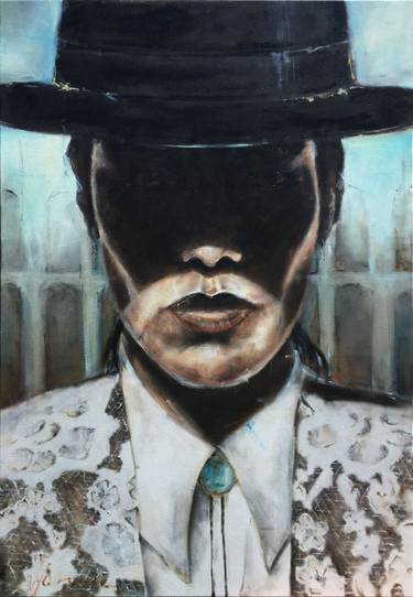 Original Conceptual People Painting by Ilya Nimo