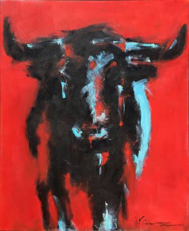 Original Figurative Animal Painting by Ilya Nimo