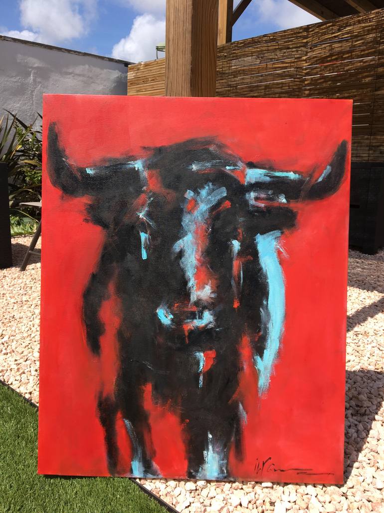 Original Figurative Animal Painting by Ilya Nimo