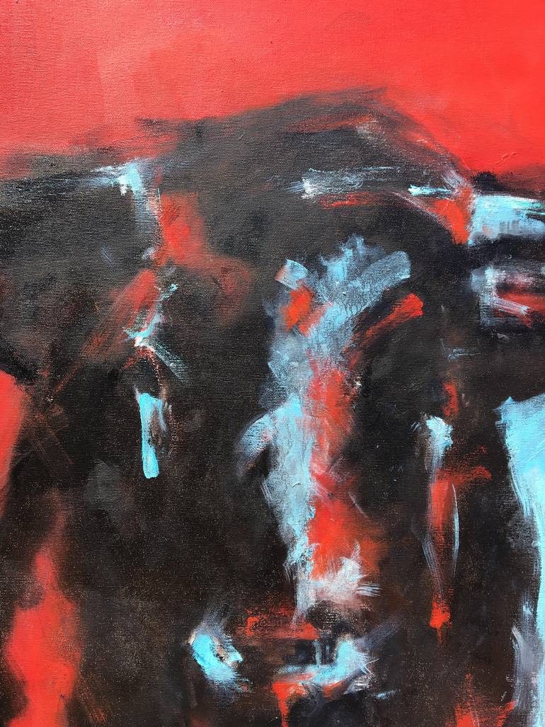 Original Figurative Animal Painting by Ilya Nimo