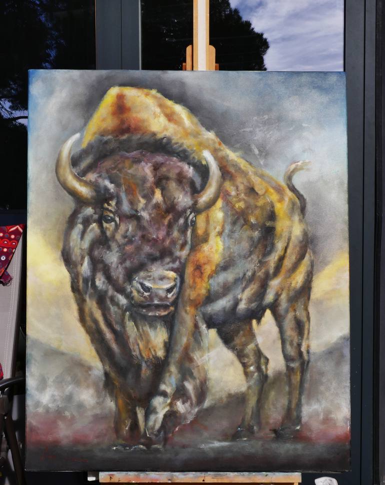 Original Conceptual Animal Painting by Ilya Nimo