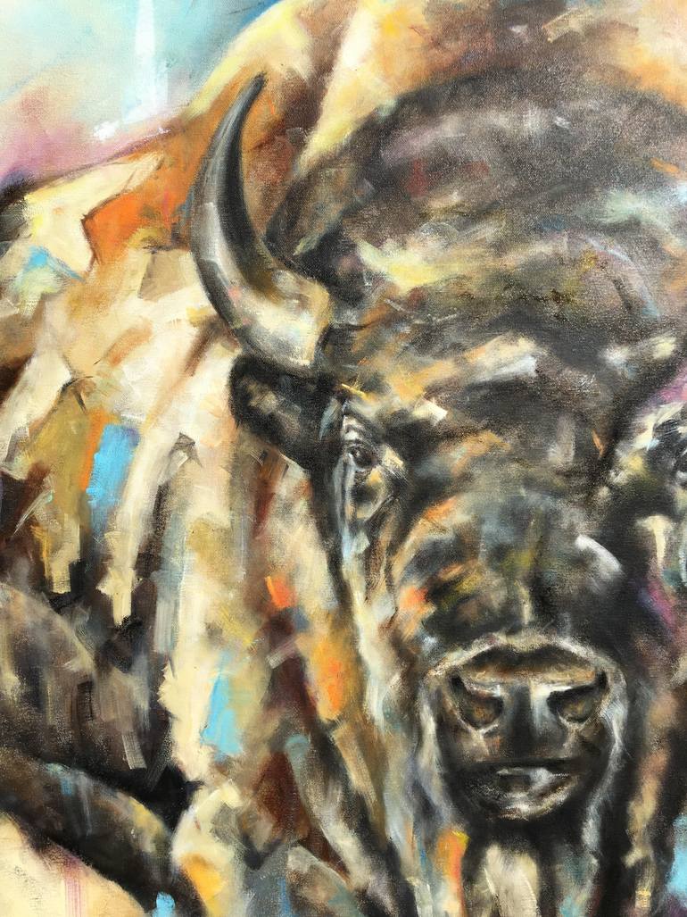 Original Conceptual Animal Painting by Ilya Nimo