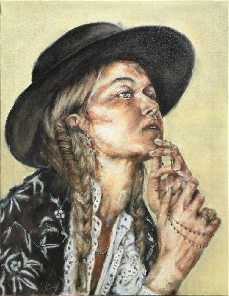 Original Conceptual Women Paintings by Ilya Nimo
