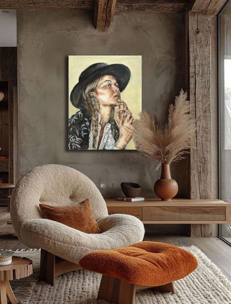 Original Conceptual Women Painting by Ilya Nimo
