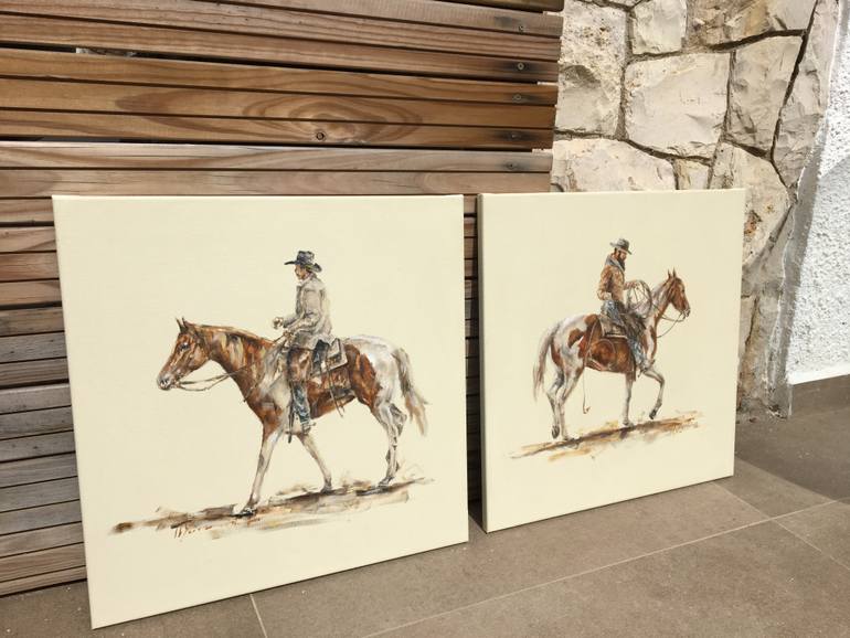 Original Conceptual People Painting by Ilya Nimo