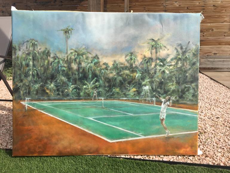 Original Conceptual Sports Painting by Ilya Nimo