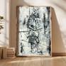 samurai wall art