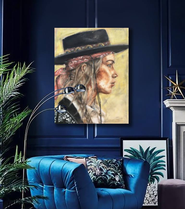 Original Figurative Women Painting by Ilya Nimo