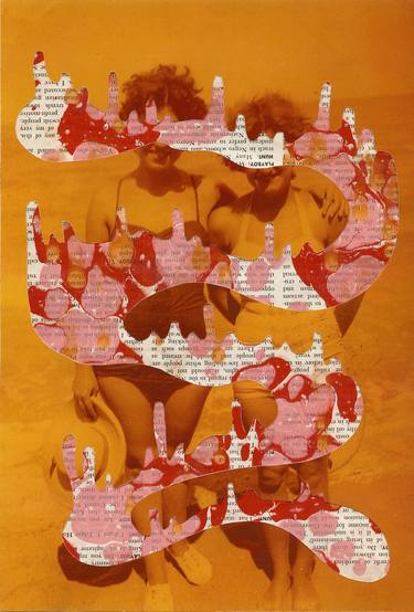 Original Surrealism Women Collage by zulal cizmeci