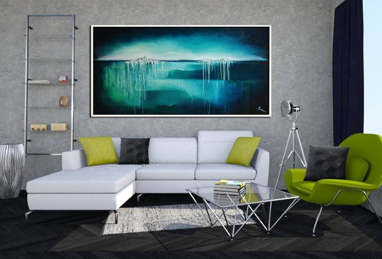 Original Abstract Painting by Karolina Masiewicz