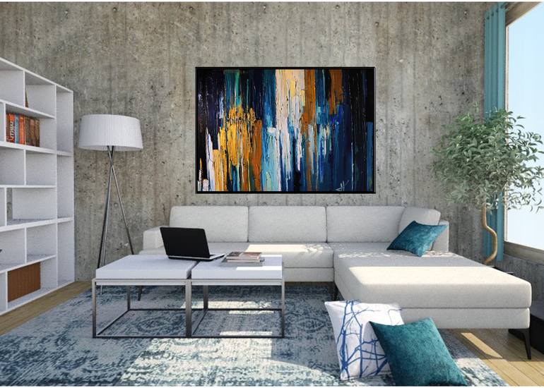 Original Abstract Painting by Karolina Masiewicz