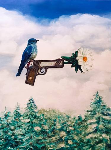 Flower in the Gun- Bluebird of Happiness thumb
