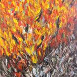 Burning bush - Clara Harmon Artist by Kaminski Gallery