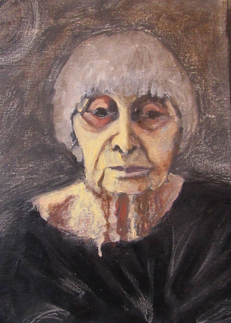 Original Portrait Painting by Elena Roginsky