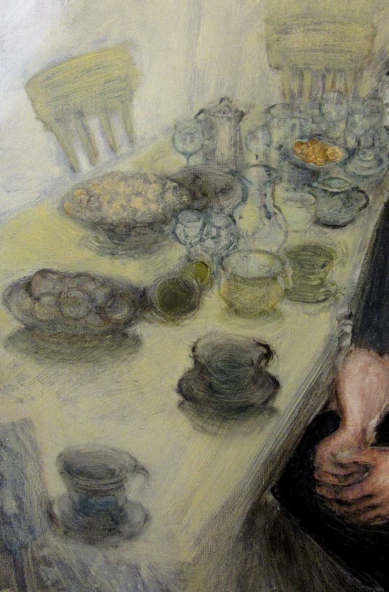 Original Figurative People Painting by Elena Roginsky