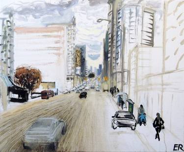 Original Cities Paintings by Elena Roginsky