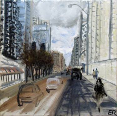 Original Cities Paintings by Elena Roginsky