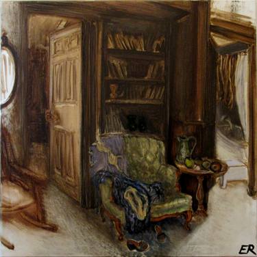 Original Figurative Interiors Paintings by Elena Roginsky