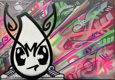 Print of Graffiti Paintings by Sixmik Art