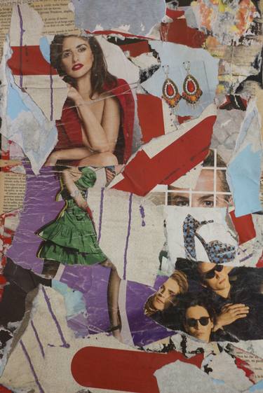 Original Abstract Fashion Collage by Marco Dazzi