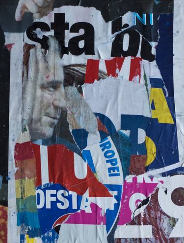 Original Political Collage by Marco Dazzi