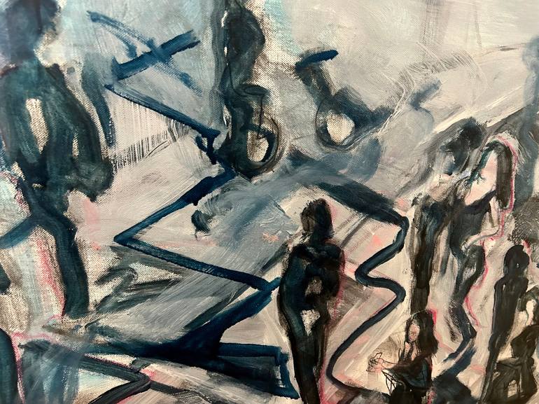 Original Figurative People Painting by Danielle Davidson