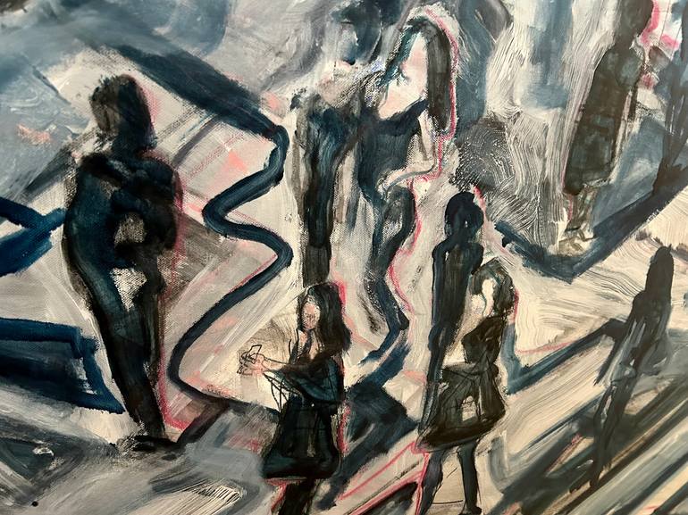 Original Figurative People Painting by Danielle Davidson