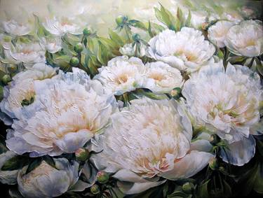 Original Fine Art Floral Paintings by Tetiana Stepaniuk