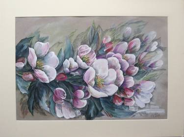Original Floral Drawing by Tetiana Stepaniuk