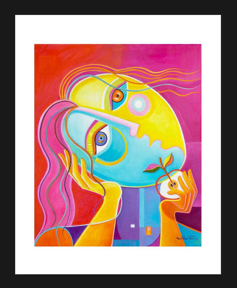 Original Contemporary Women Painting by Marlina Vera