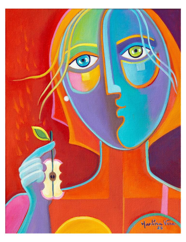Original Contemporary Women Paintings by Marlina Vera