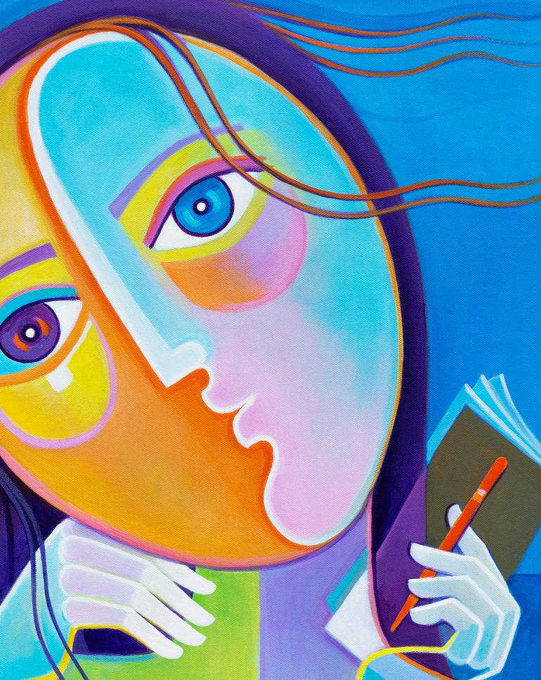 Original Contemporary Women Painting by Marlina Vera