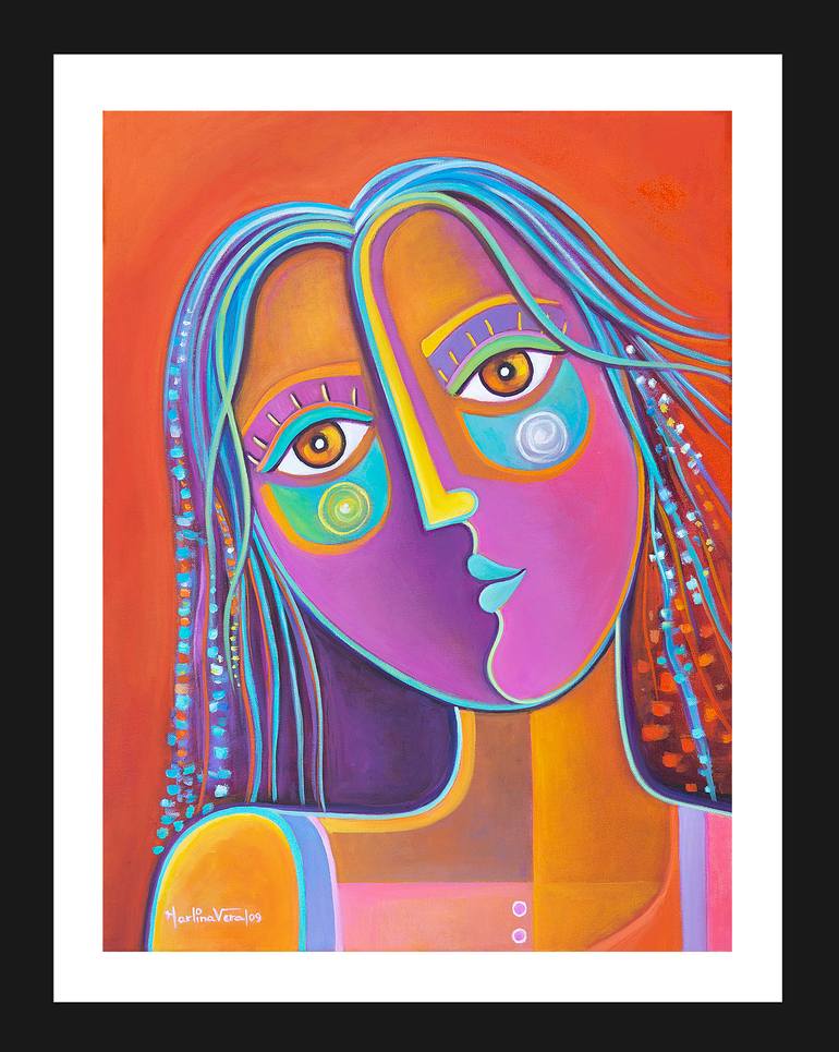 Original Contemporary Women Painting by Marlina Vera