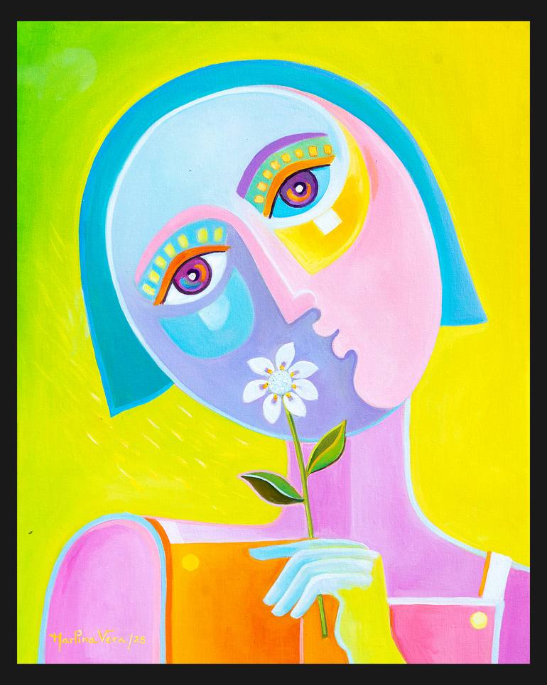 Original Contemporary Children Painting by Marlina Vera