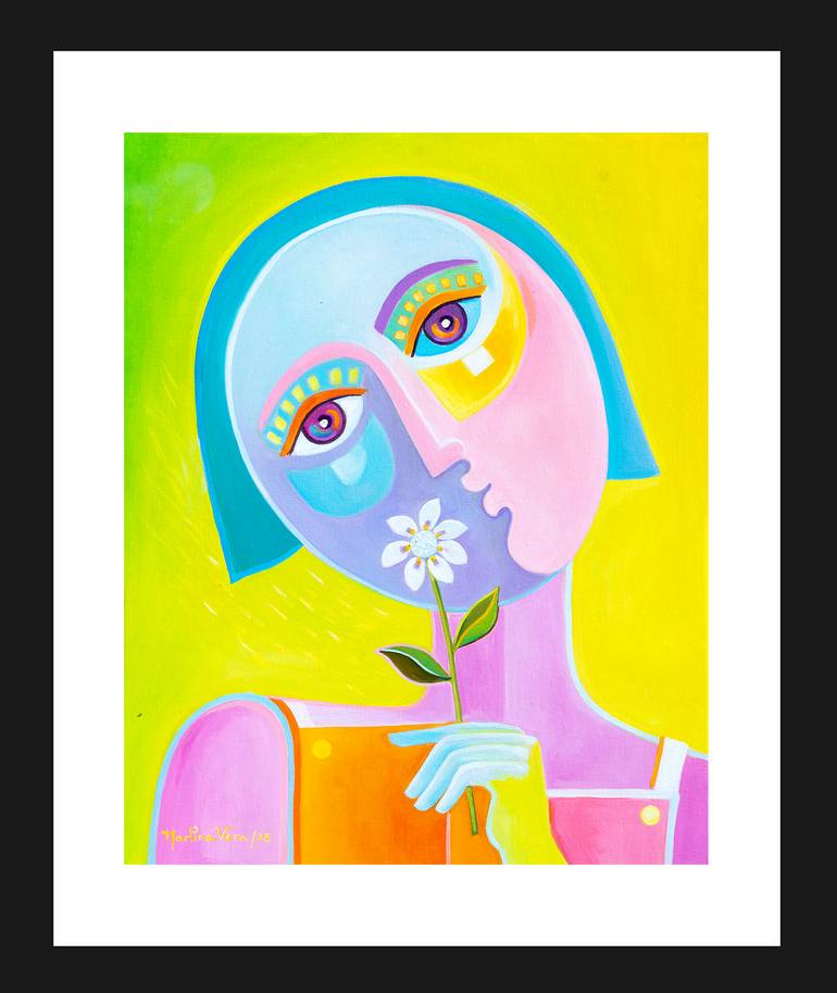 Original Contemporary Children Painting by Marlina Vera