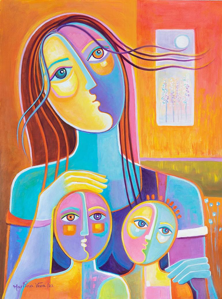 Mother # 12 Painting by Marlina Vera | Saatchi Art