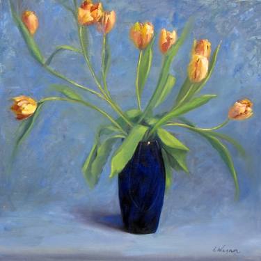 Original Impressionism Floral Paintings by Cindy Wagner