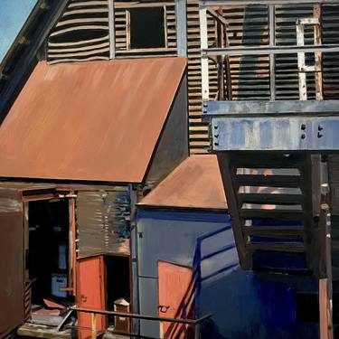 Original Contemporary Architecture Painting by Allan Gorman