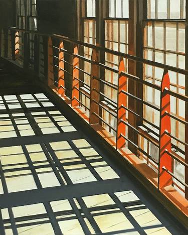 Original Realism Architecture Paintings by Allan Gorman