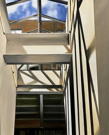 Print of Realism Architecture Paintings by Allan Gorman