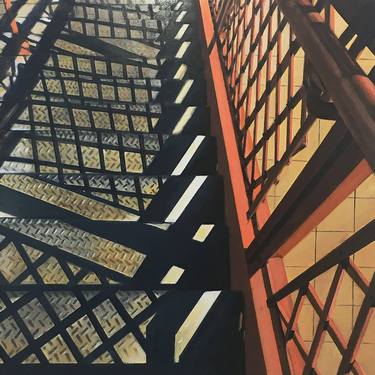 Print of Abstract Architecture Paintings by Allan Gorman