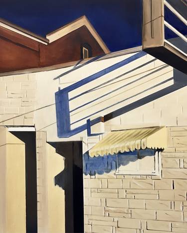 Original Realism Architecture Paintings by Allan Gorman