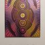 symbolism pink painting, view in decor