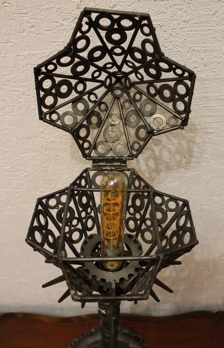 Original Abstract Light Installation by Jonathan Pradillon