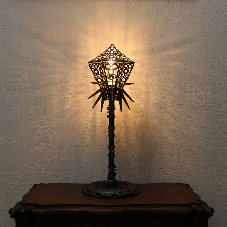 Original Abstract Light Installation by Jonathan Pradillon