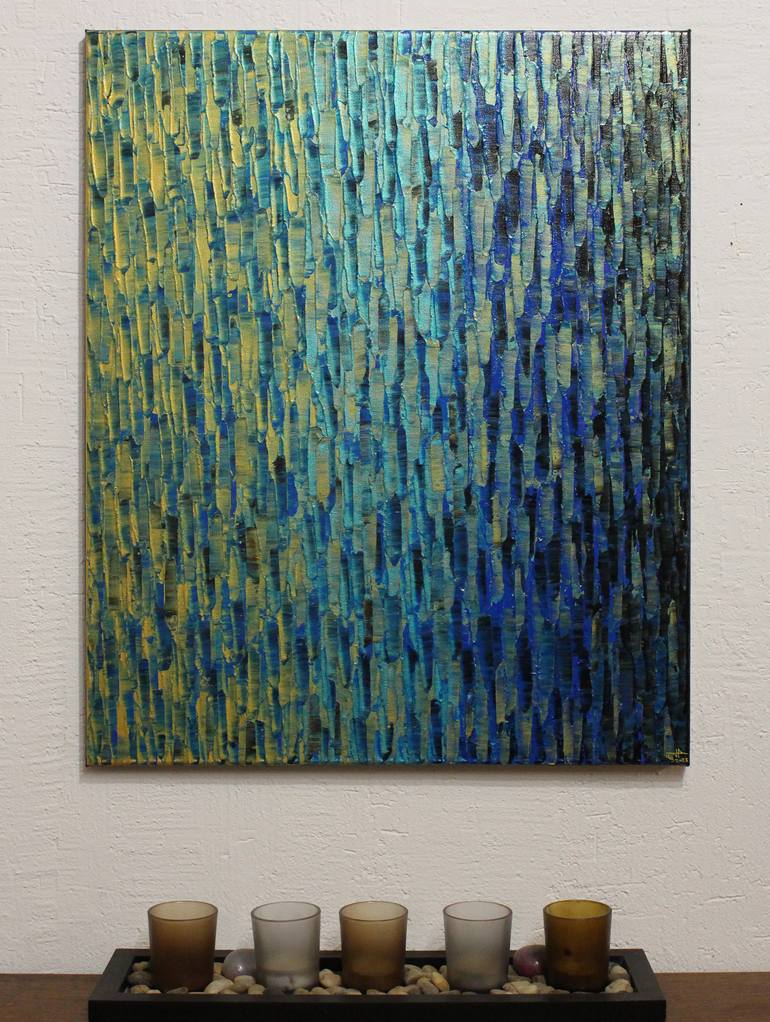 Original Abstract Expressionism Abstract Painting by Jonathan Pradillon